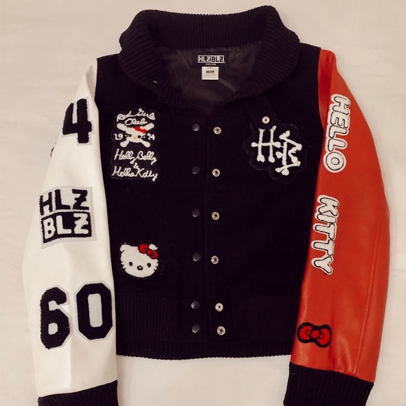 hello kitty letterman jacket